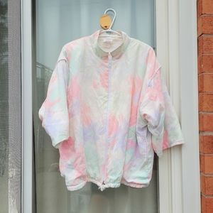Vintage pastel windbreaker